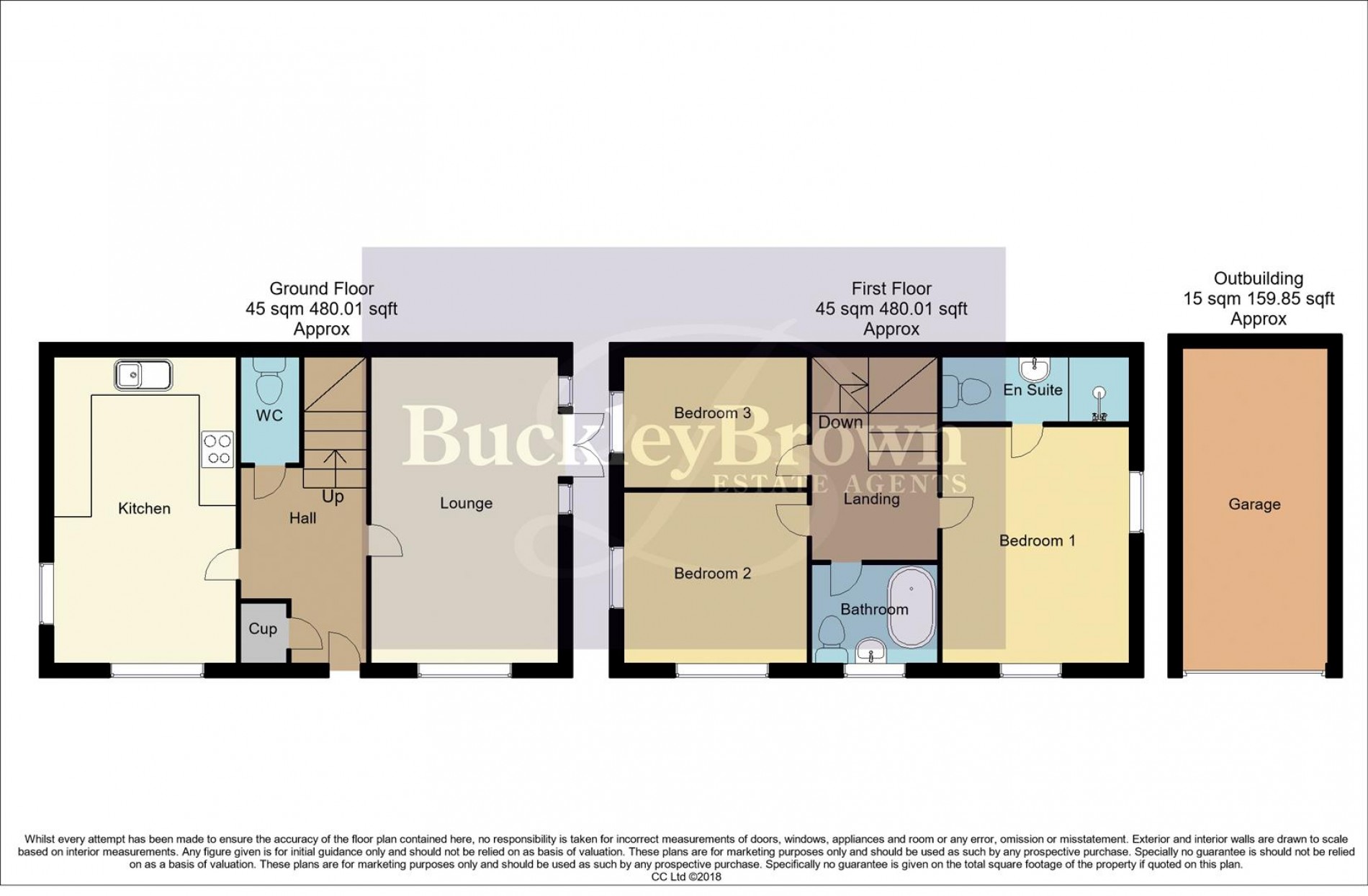 Floorplan for First Oak Drive, Clipstone Village, Mansfield, NG21