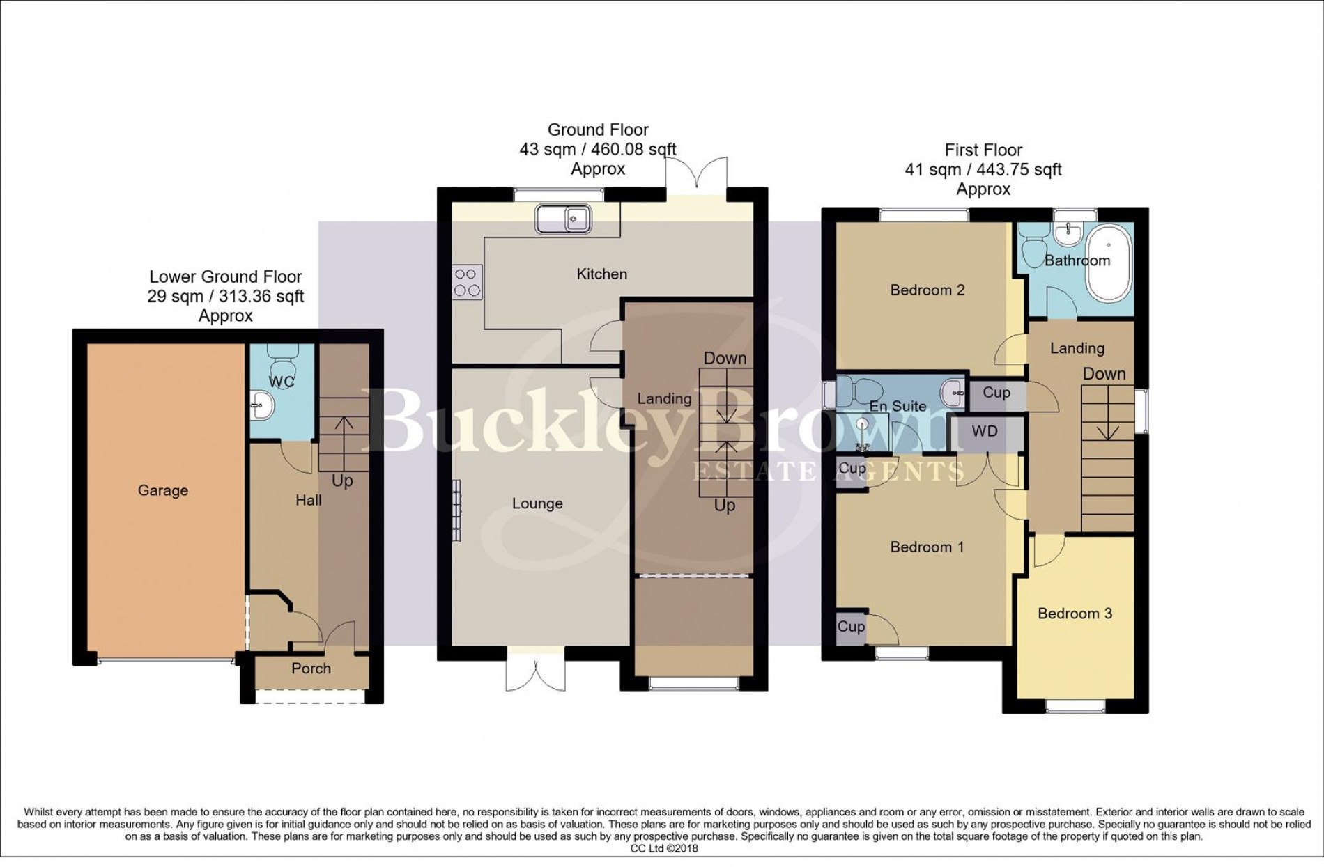 Floorplan for Butterwick Close, Forest Town, Mansfield