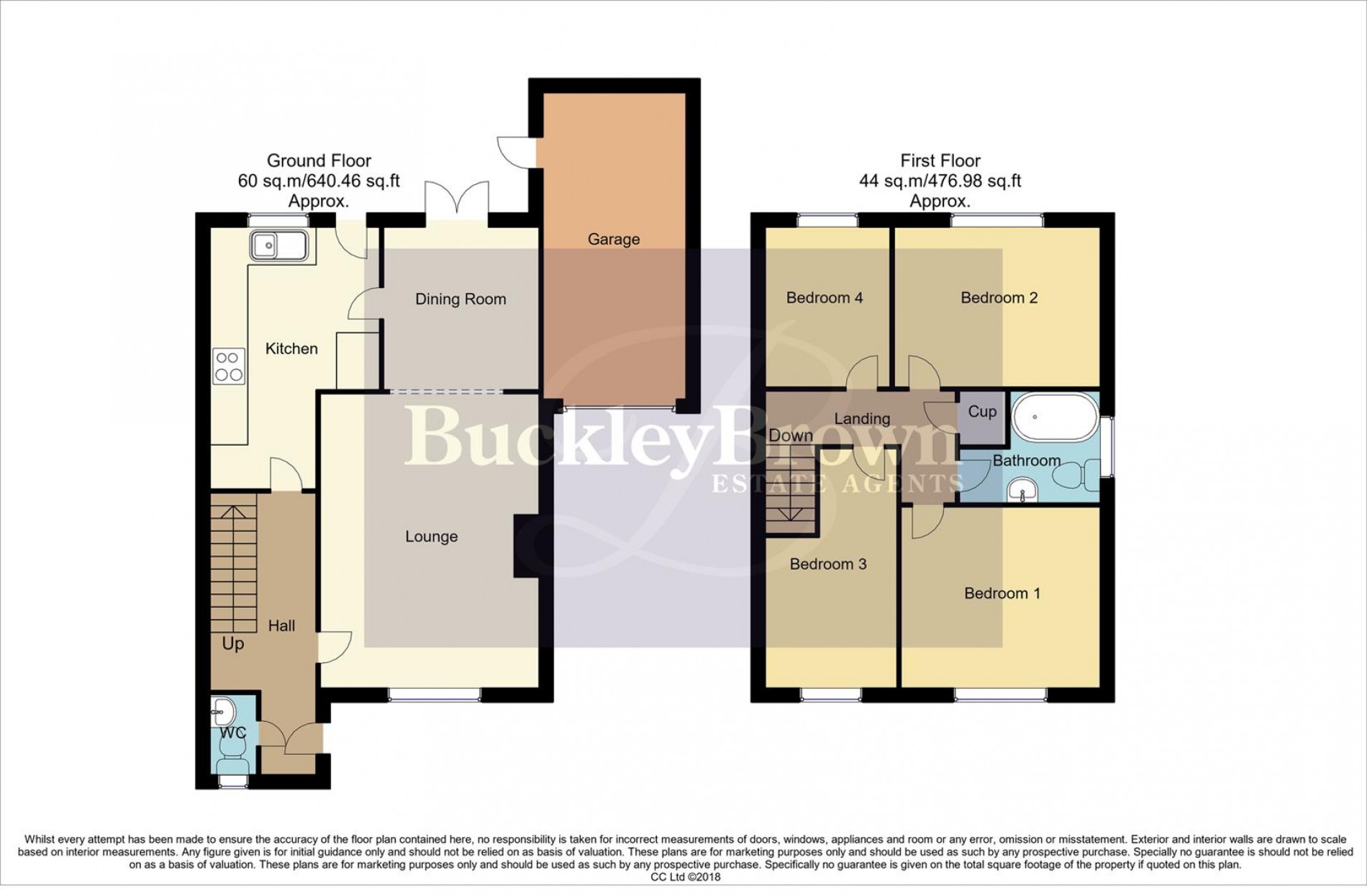 Floorplan for Crosby Close, Forest Town, Mansfield