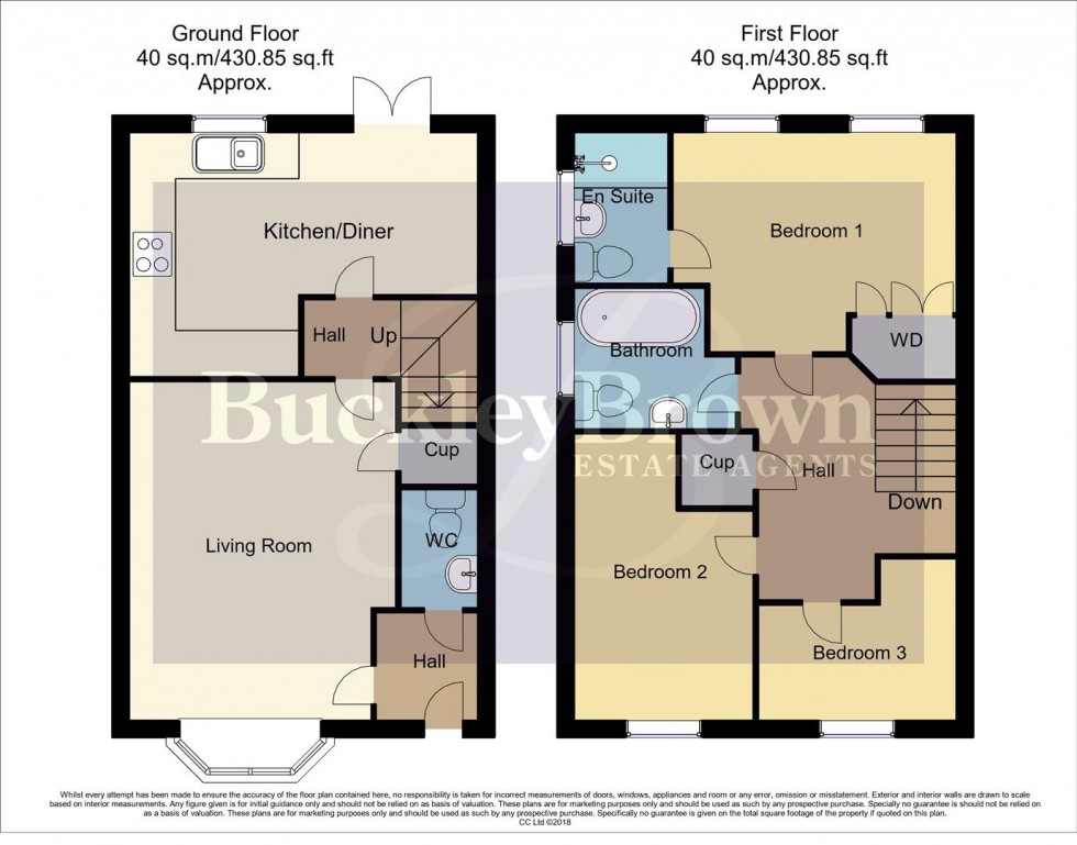 Floorplan for Goldcrest Road, Forest Town, Mansfield