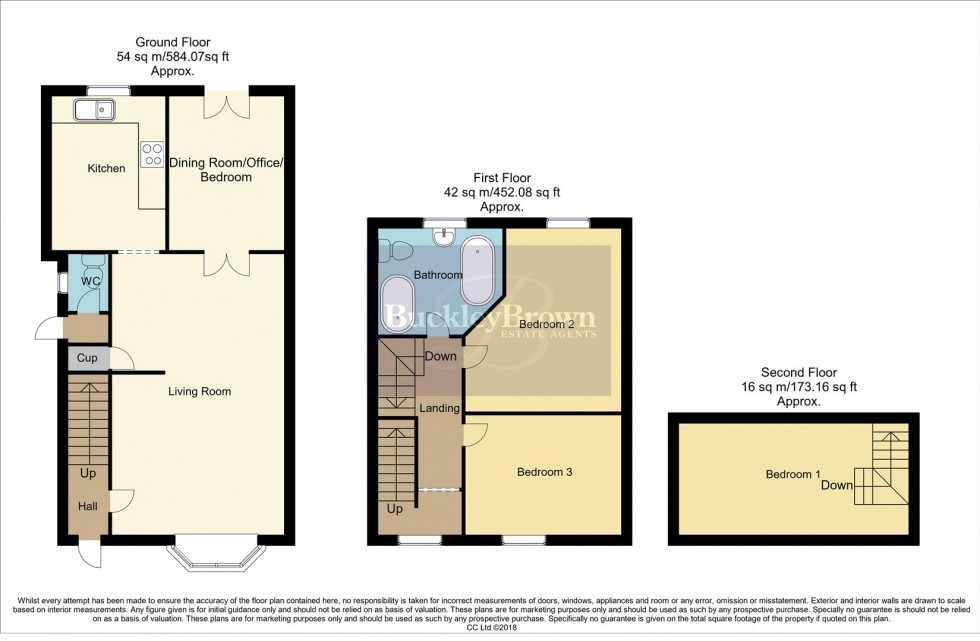 Floorplan for Leamington Drive, Sutton-In-Ashfield
