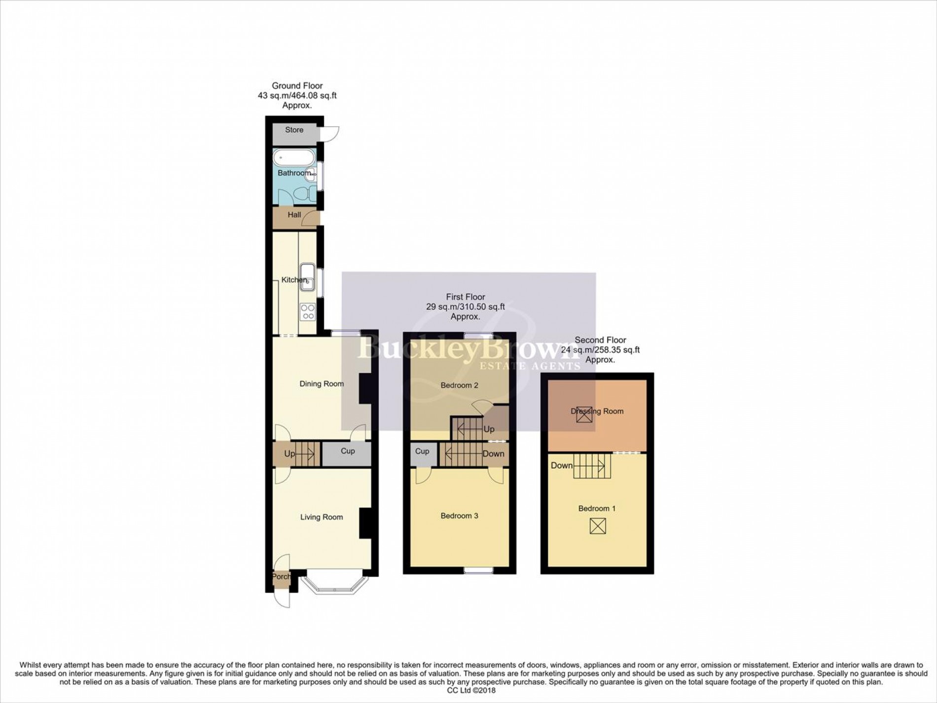 Floorplan for Coxmoor Road, Sutton-In-Ashfield