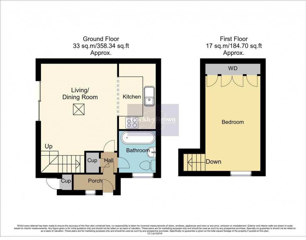 Floorplan for Chess Burrow, Mansfield Woodhouse, Mansfield
