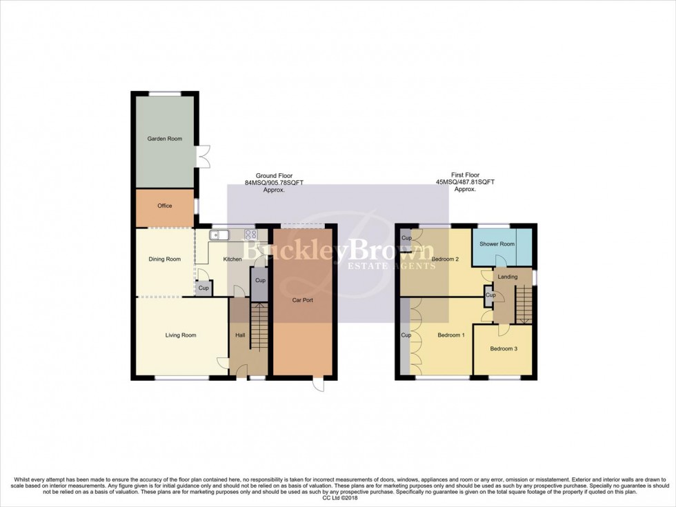 Floorplan for Enderby Crescent, Mansfield