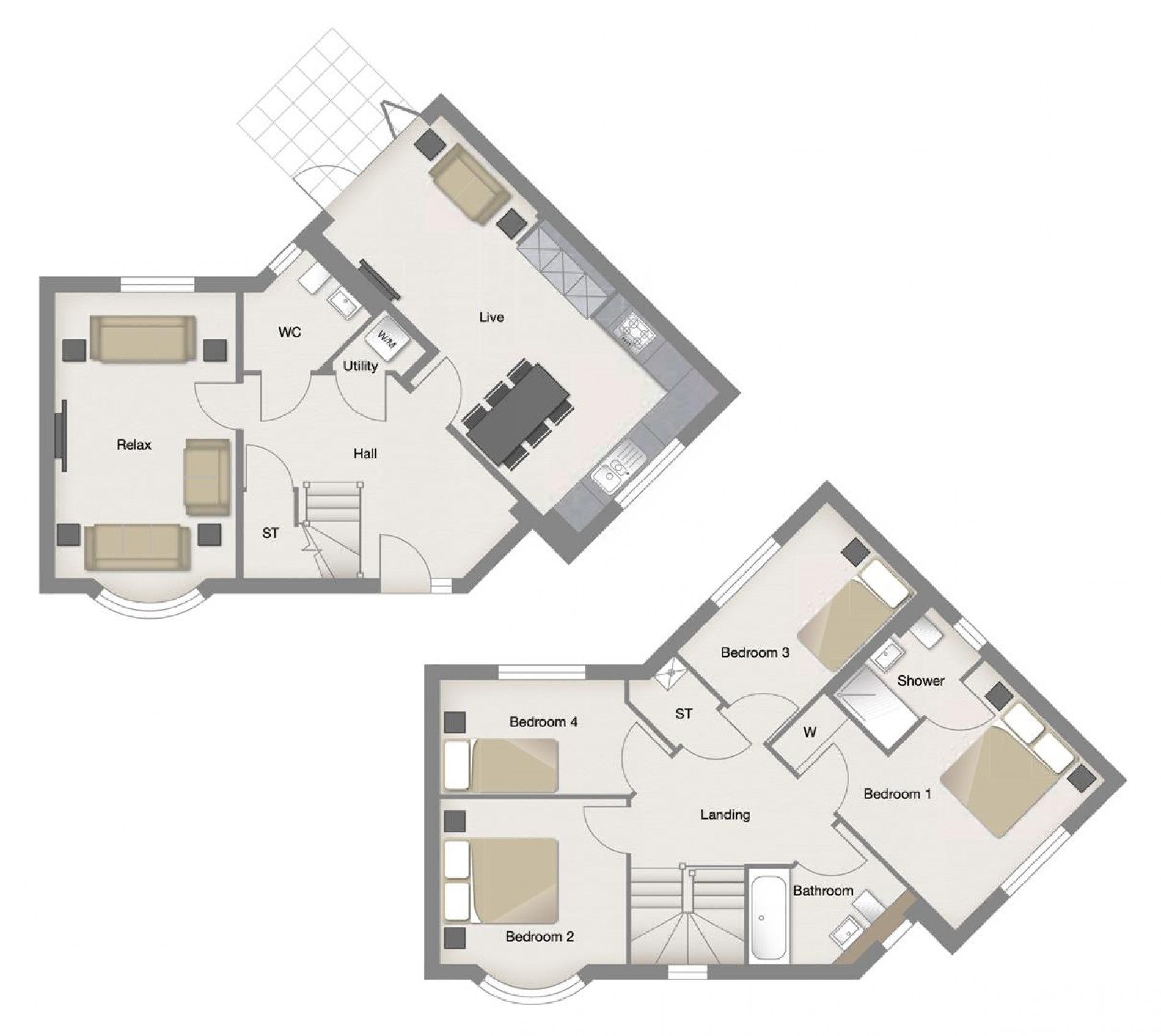 Floorplan for Berry Hill, Mansfield