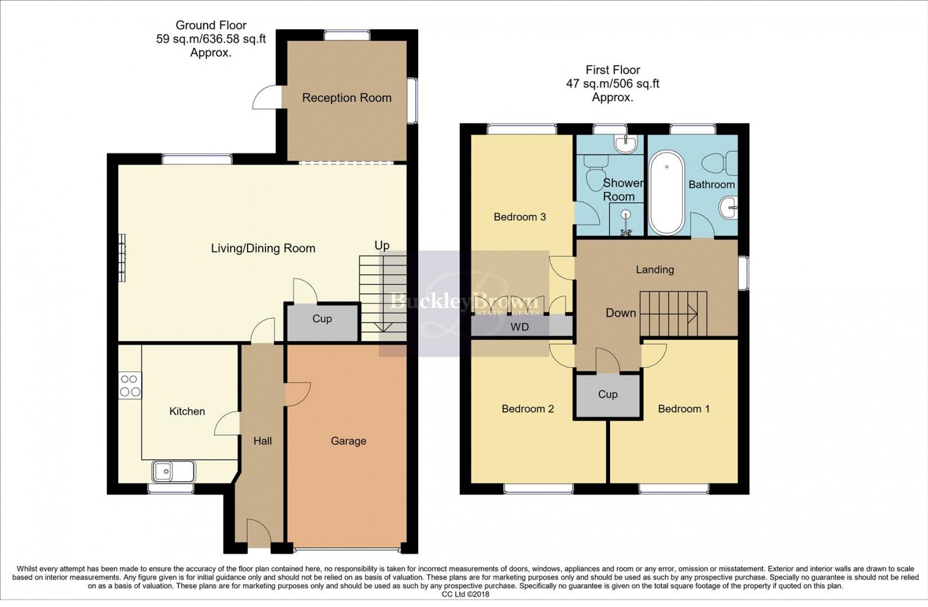 Floorplan for Crowtrees Drive, Sutton-In-Ashfield