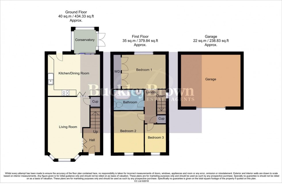 Floorplan for Bullace Court, Forest Town, Mansfield