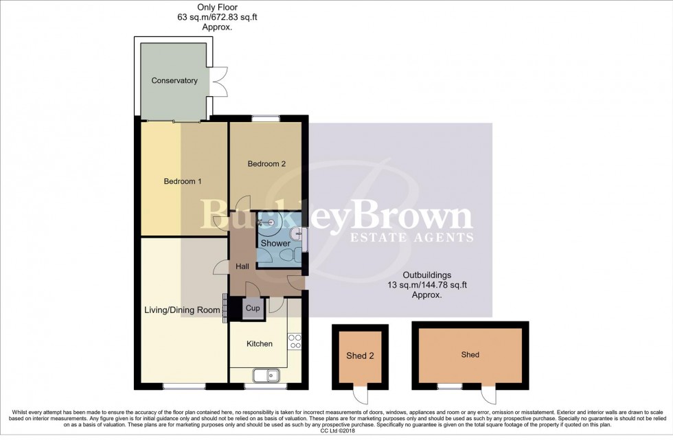 Floorplan for Canterbury Close, Mansfield Woodhouse, Mansfield