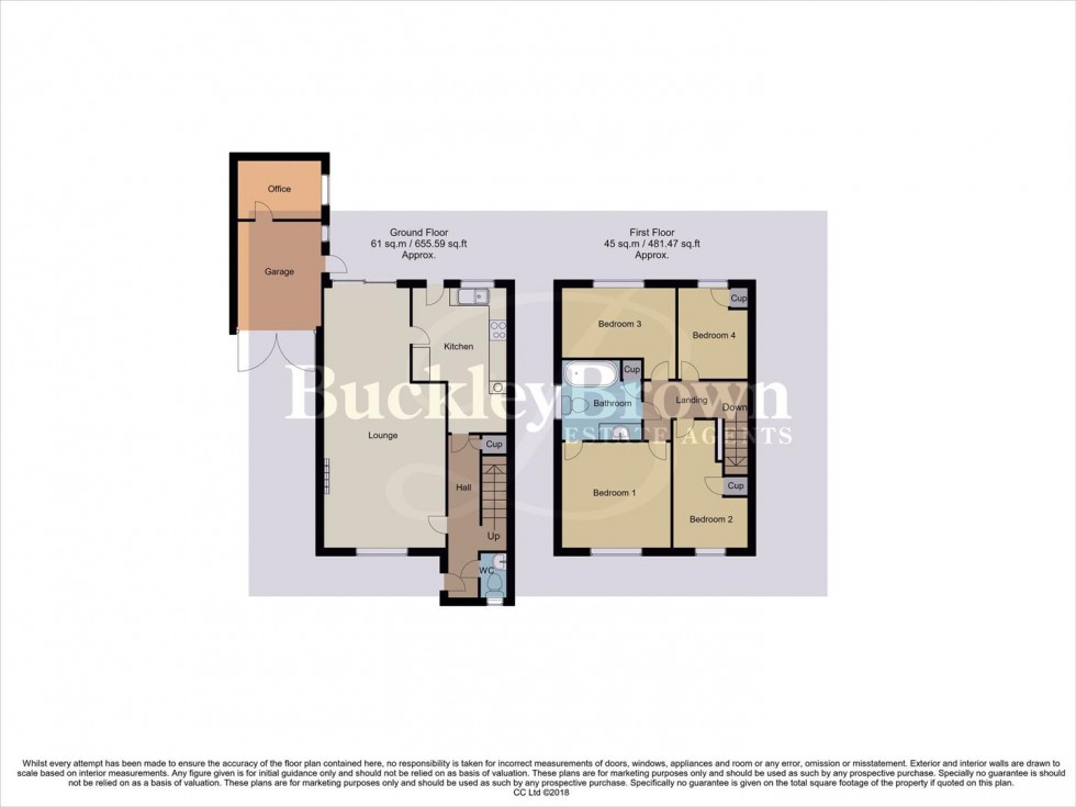 Floorplan for Colby Close, Forest Town, Mansfield