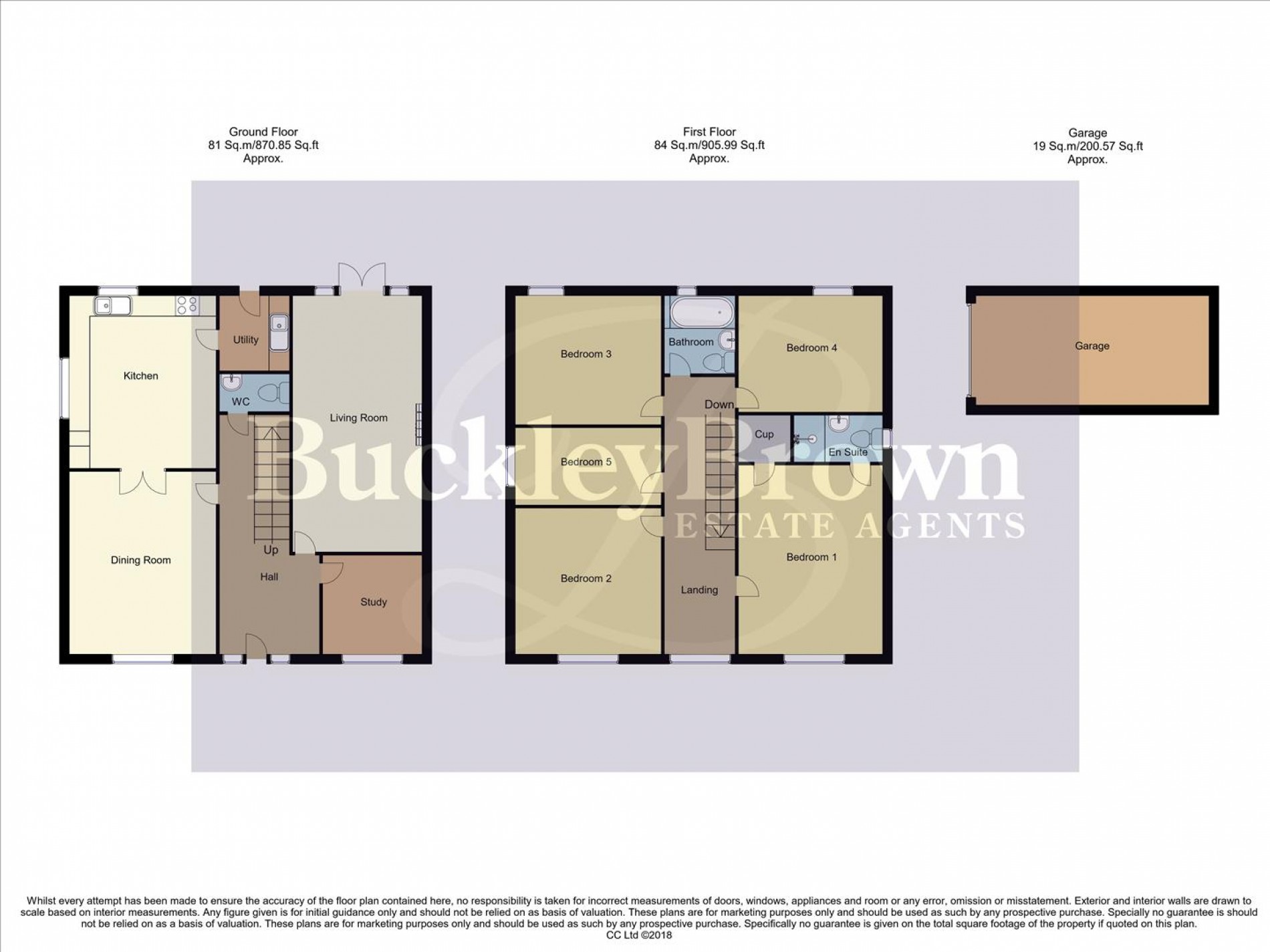 Floorplan for Bolsover Road, Glapwell, Chesterfield