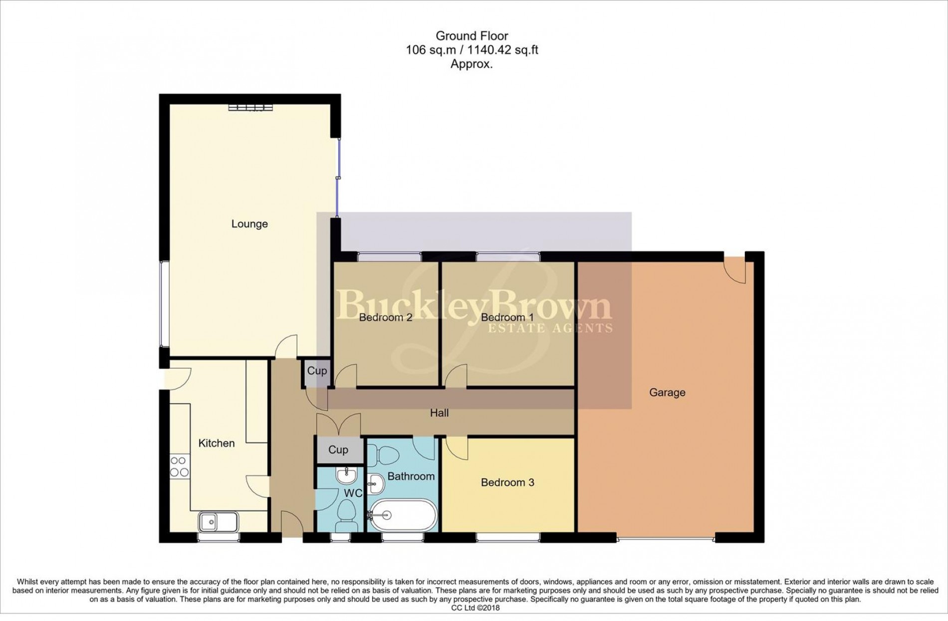 Floorplan for Fernwood Close, Forest Town, Mansfield