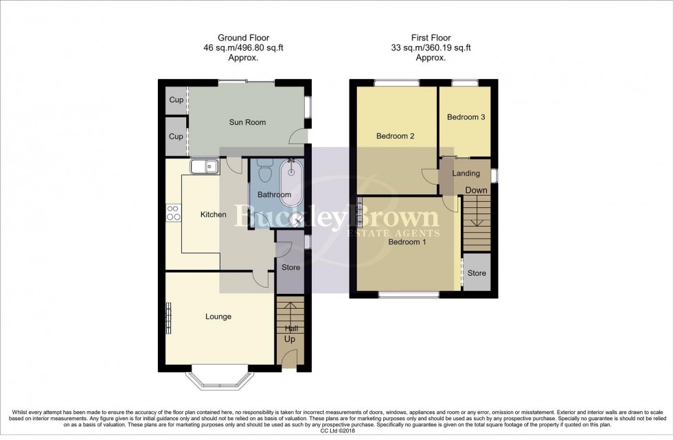 Floorplan for Rowthorne Lane, Glapwell, Chesterfield