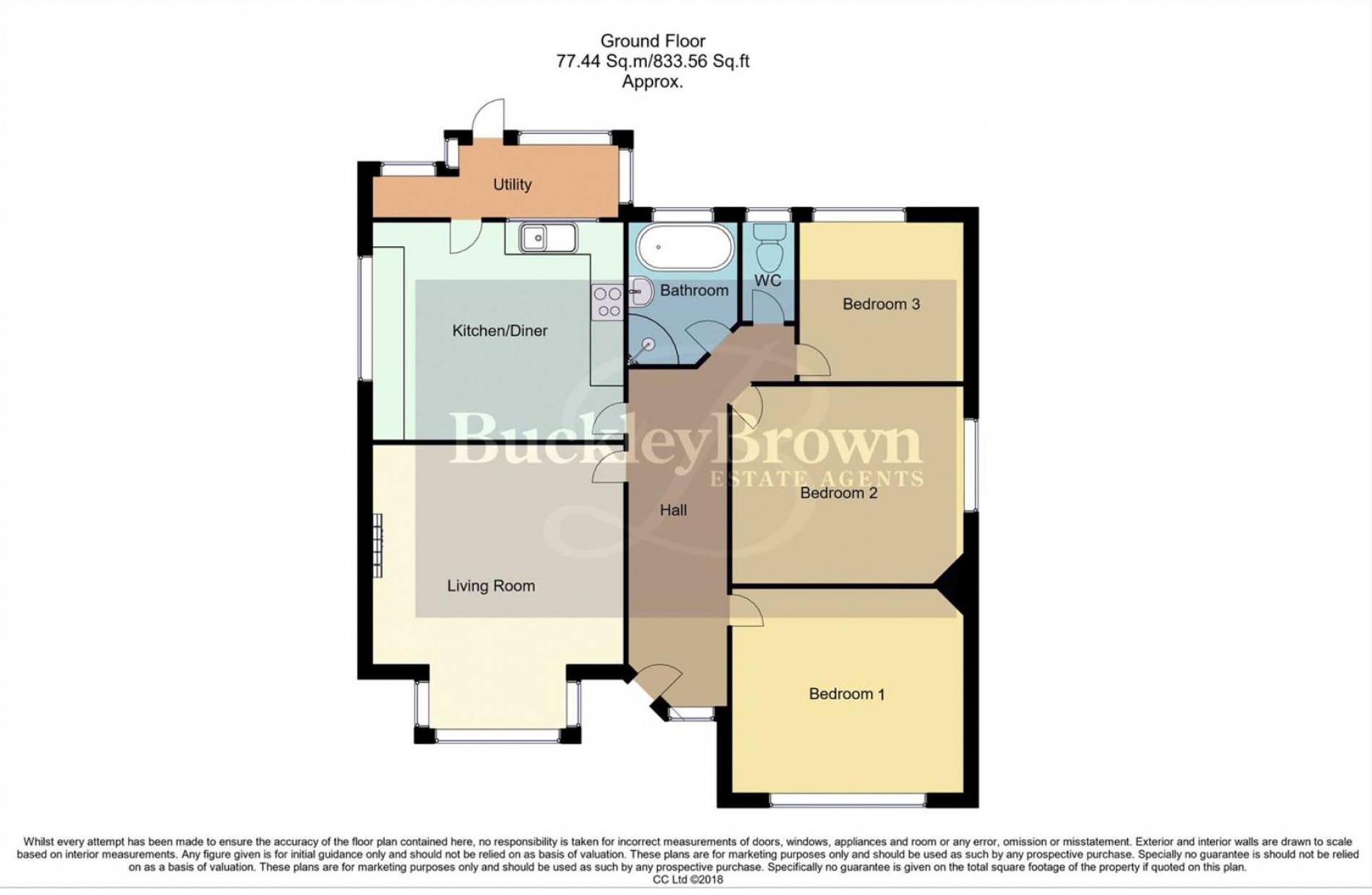 Floorplan for Woodland Road, Forest Town, Mansfield
