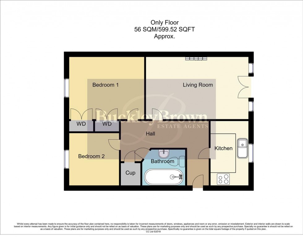 Floorplan for Spindle Court, Mansfield