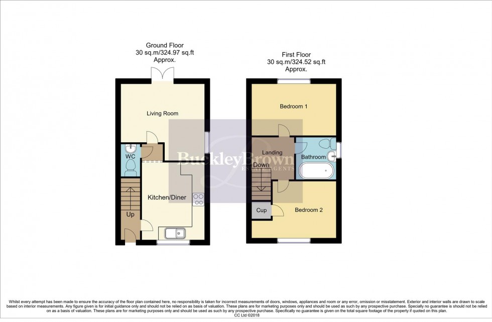 Floorplan for Orchid Grove, Shirebrook, Mansfield