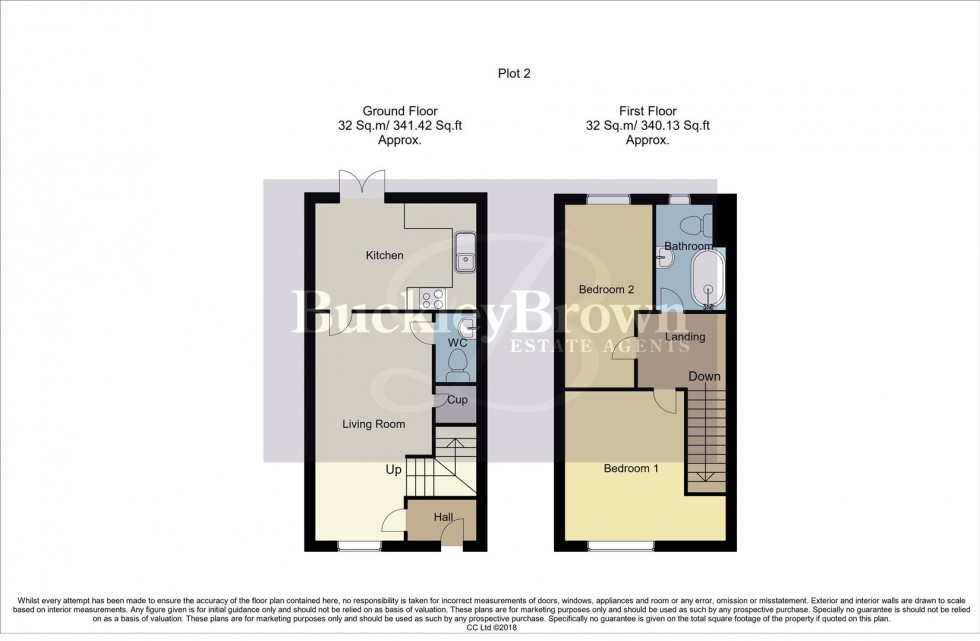 Floorplan for Plot 2 Whaley Thorns, French Terrrace, Langwith