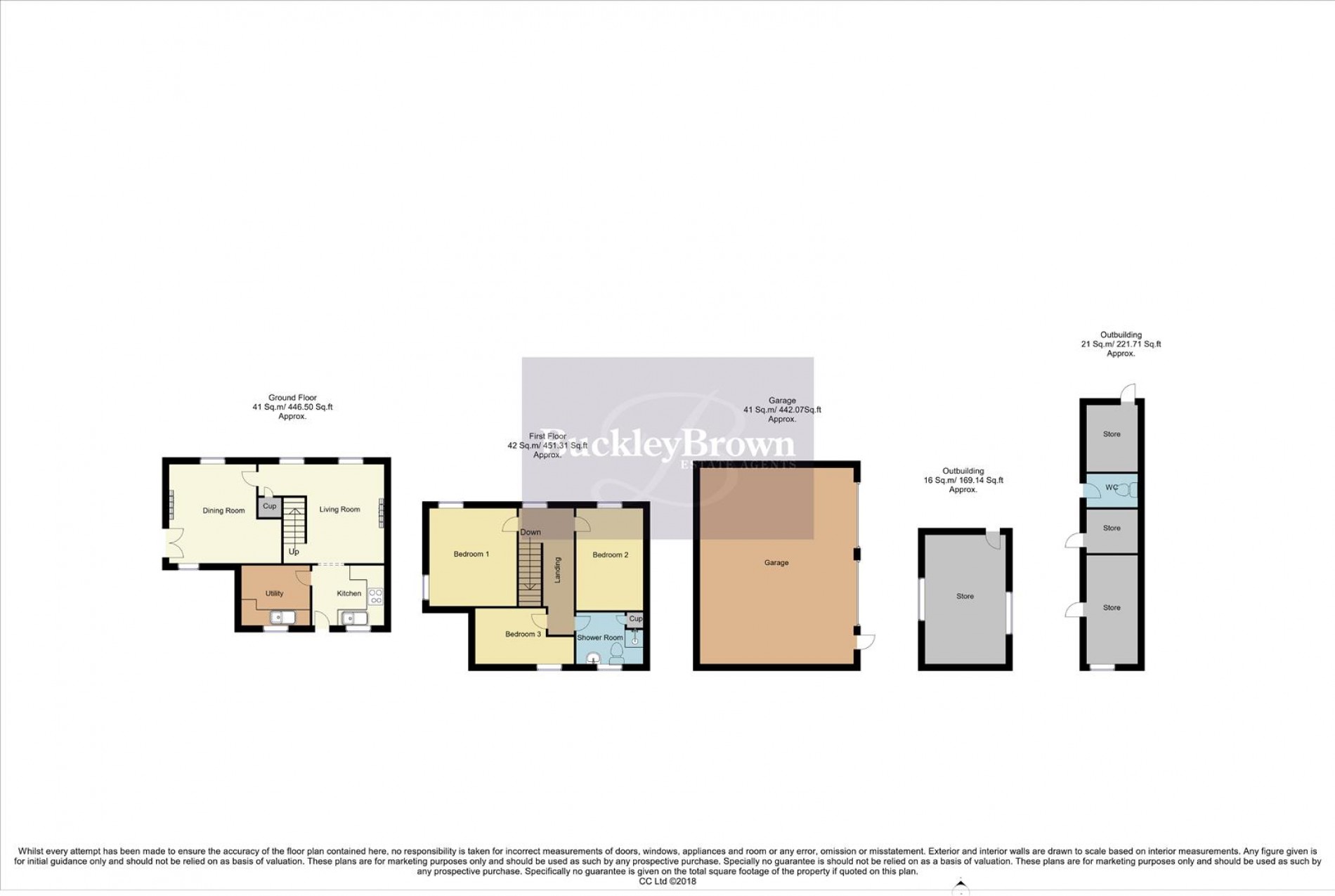 Floorplan for Springfield Cottage, Belph, Worksop