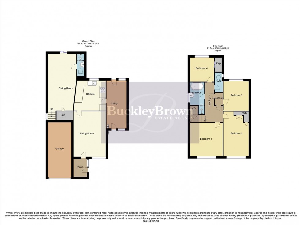 Floorplan for Marples Avenue, Mansfield Woodhouse, Mansfield