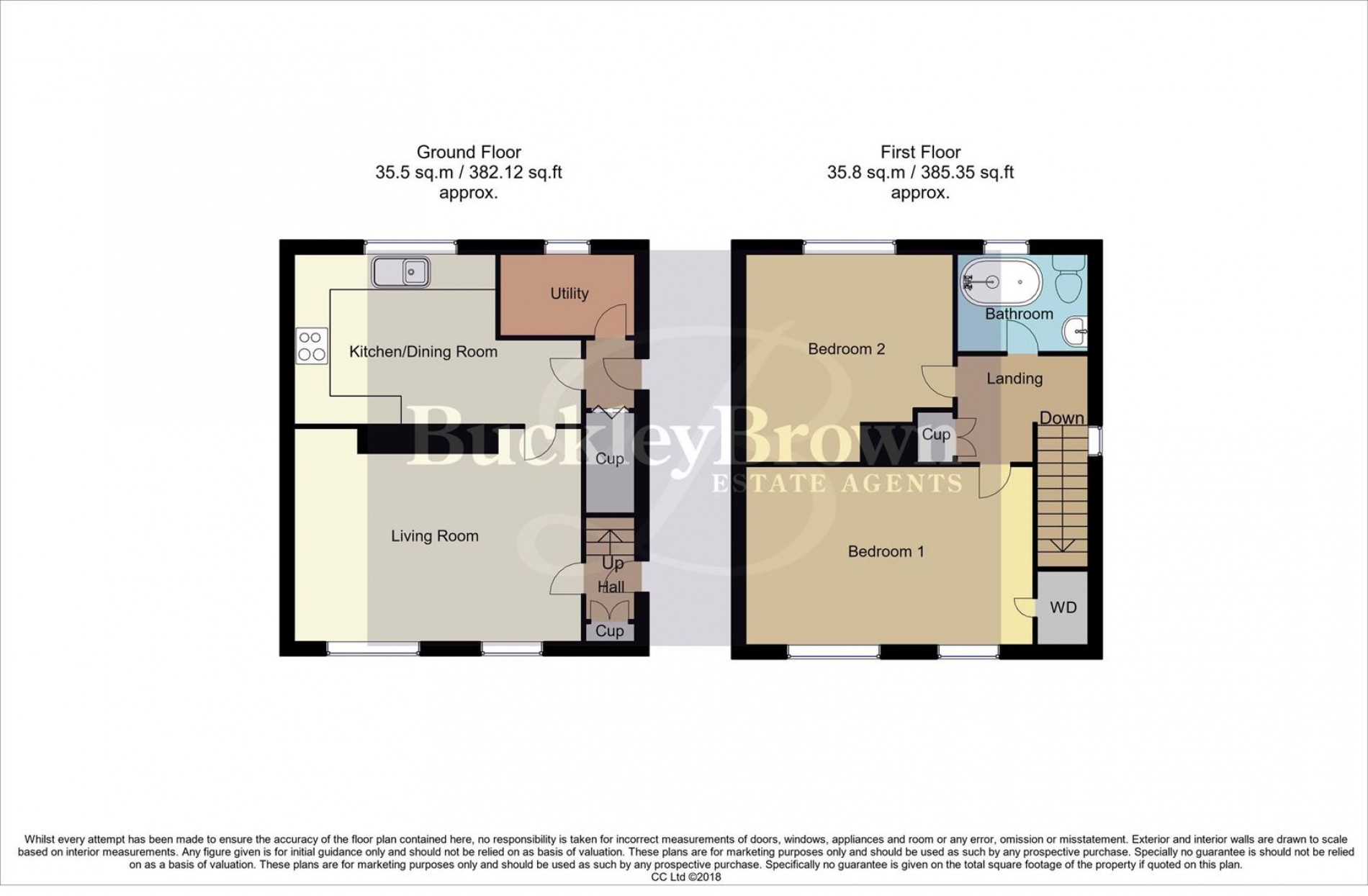 Floorplan for Orchard Close, Shirebrook, Mansfield