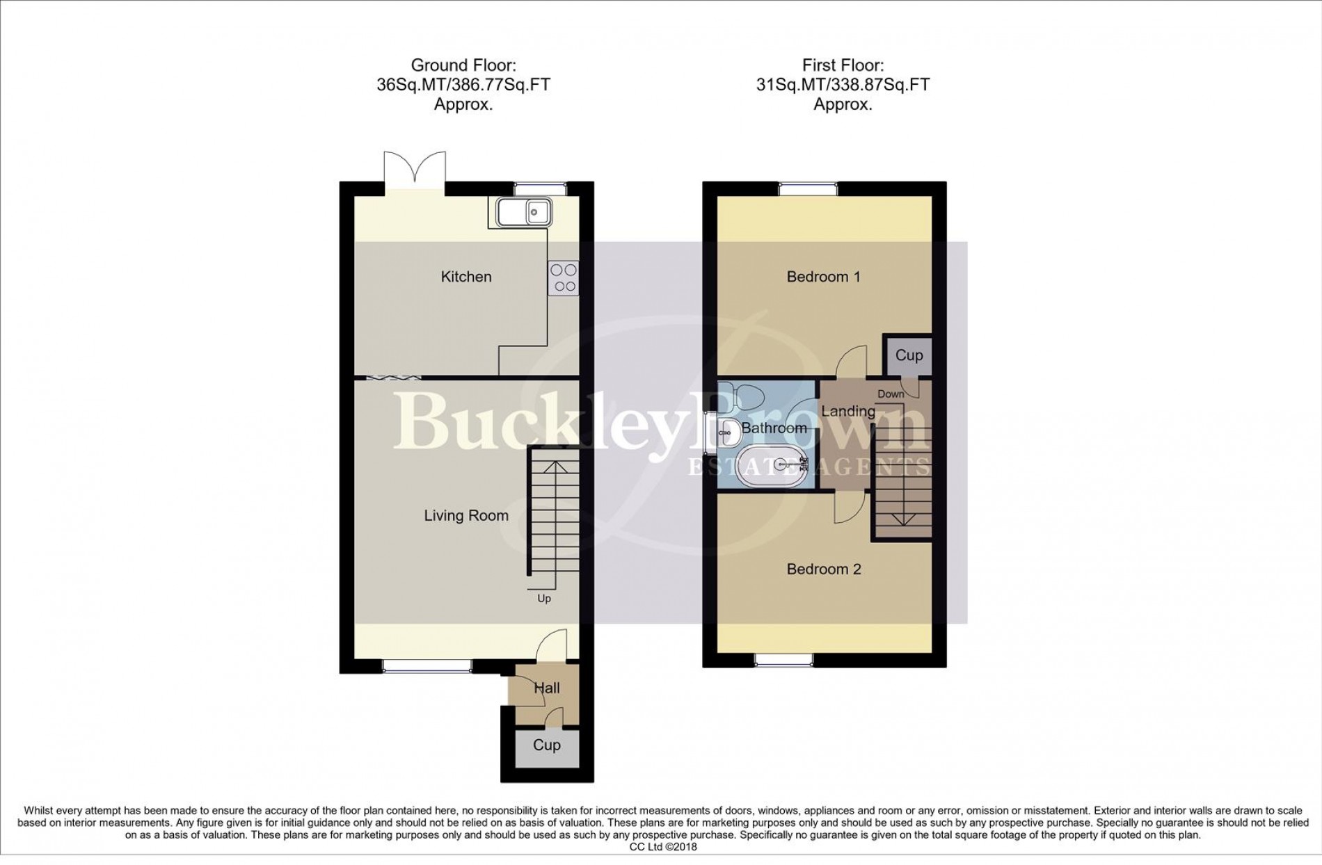 Floorplan for Rosedale Way, Forest Town, Mansfield