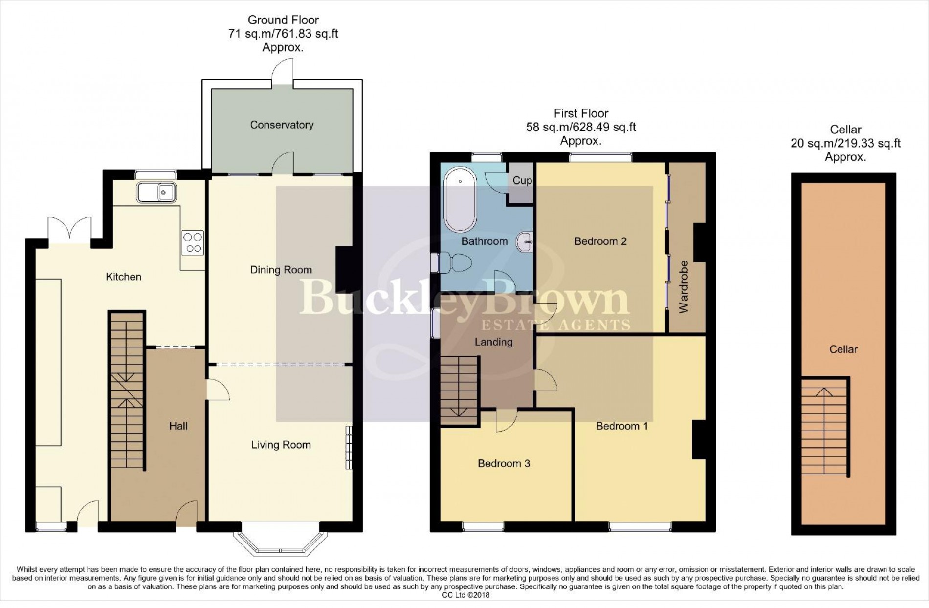 Floorplan for Caudwell Drive, Mansfield