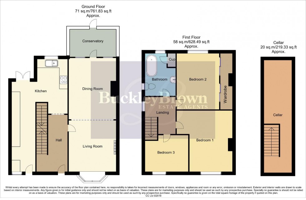 Floorplan for Caudwell Drive, Mansfield