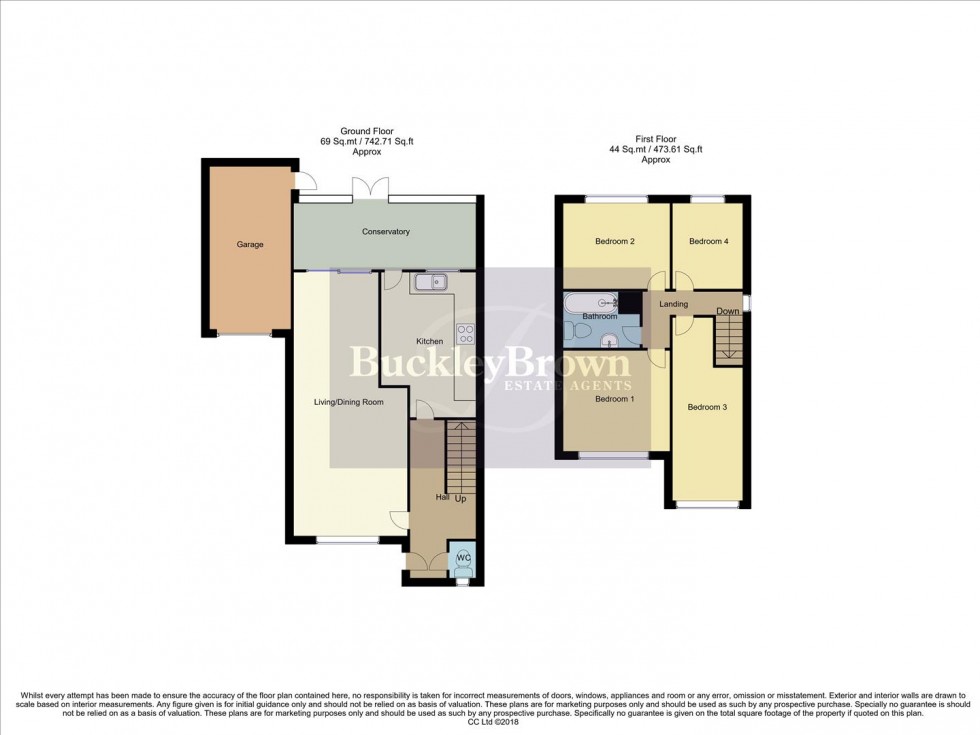 Floorplan for Colby Close, Forest Town, Mansfield