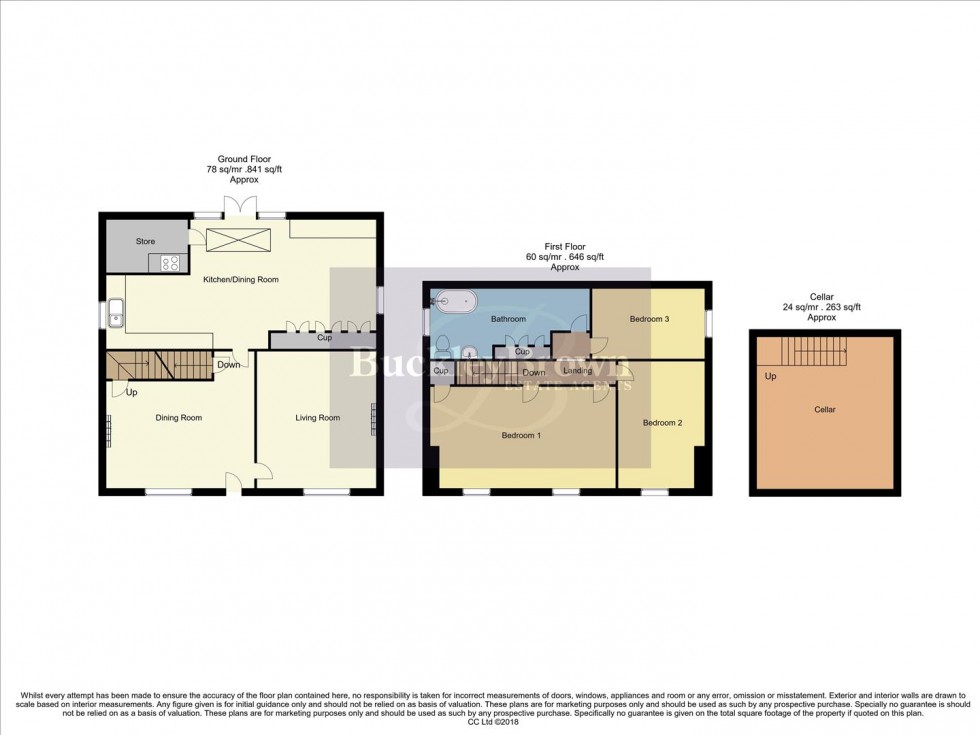 Floorplan for Kirklington Road, Eakring, Newark