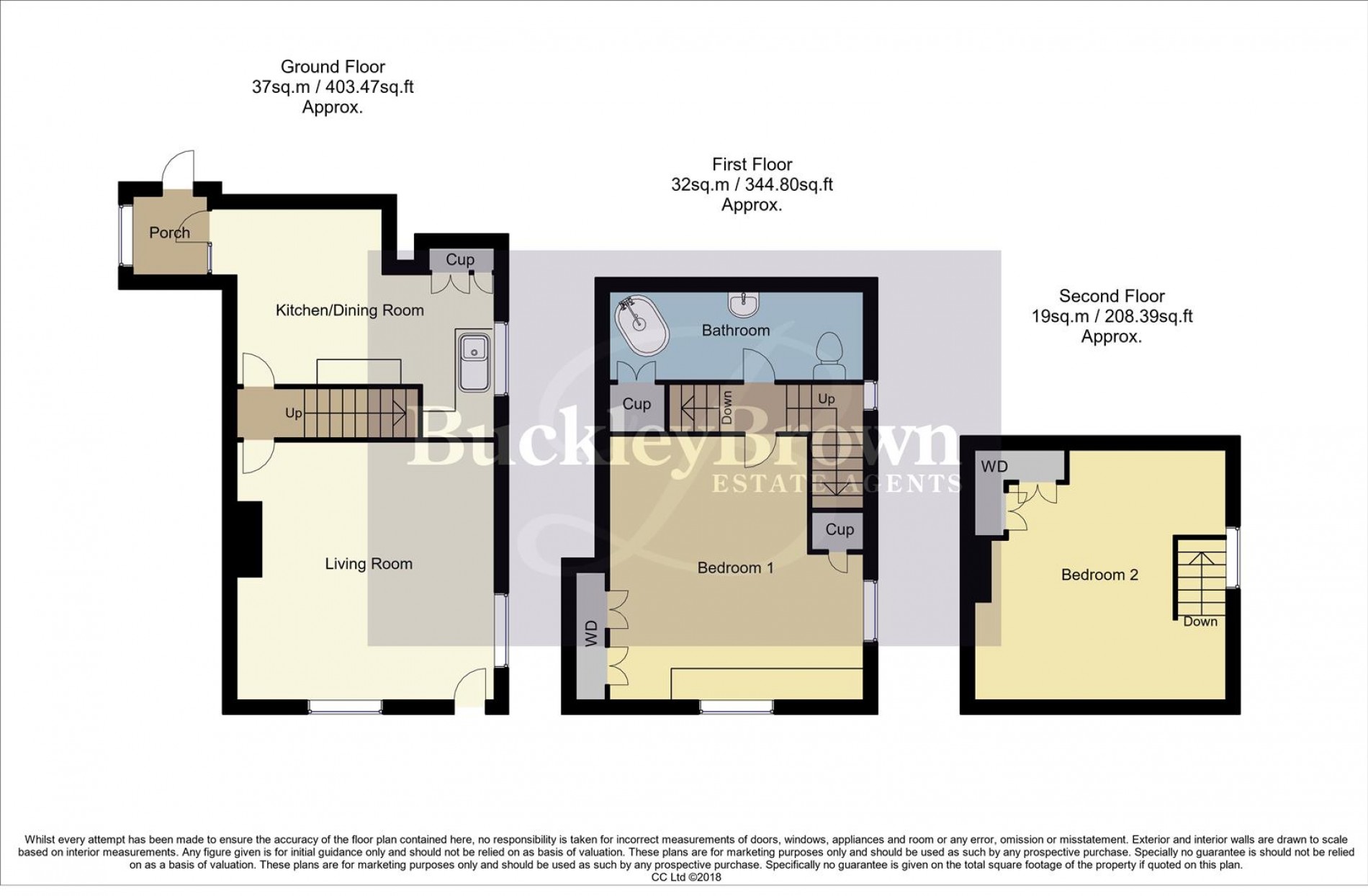 Floorplan for Church Street, Edwinstowe, Mansfield