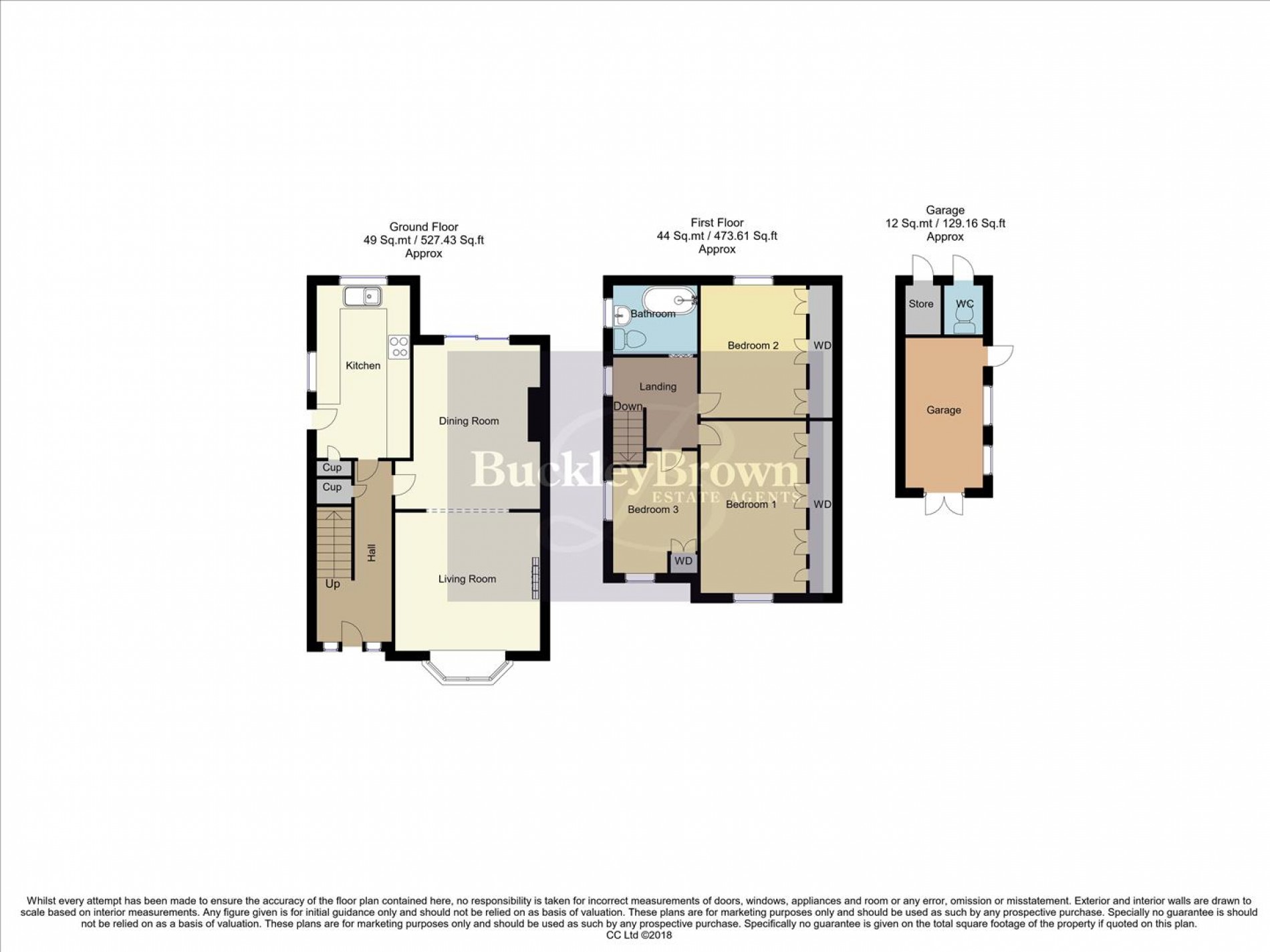 Floorplan for Balmoral Drive, Mansfield