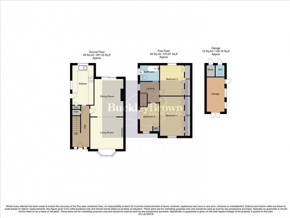 Floorplan for Balmoral Drive, Mansfield