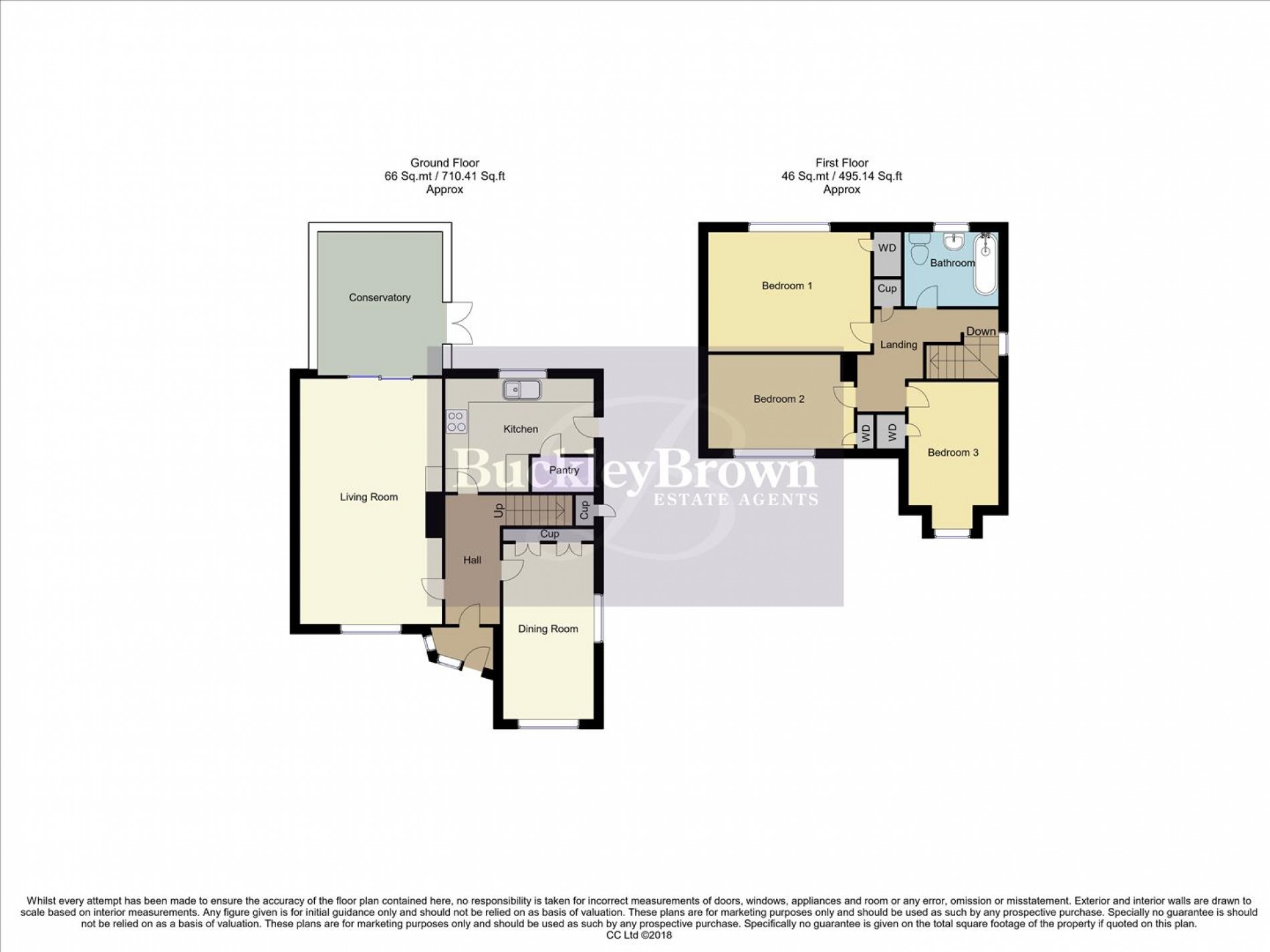 Floorplan for Cavendish Avenue, Edwinstowe, Mansfield