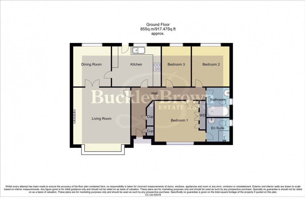 Floorplan for Allington Drive, Mansfield
