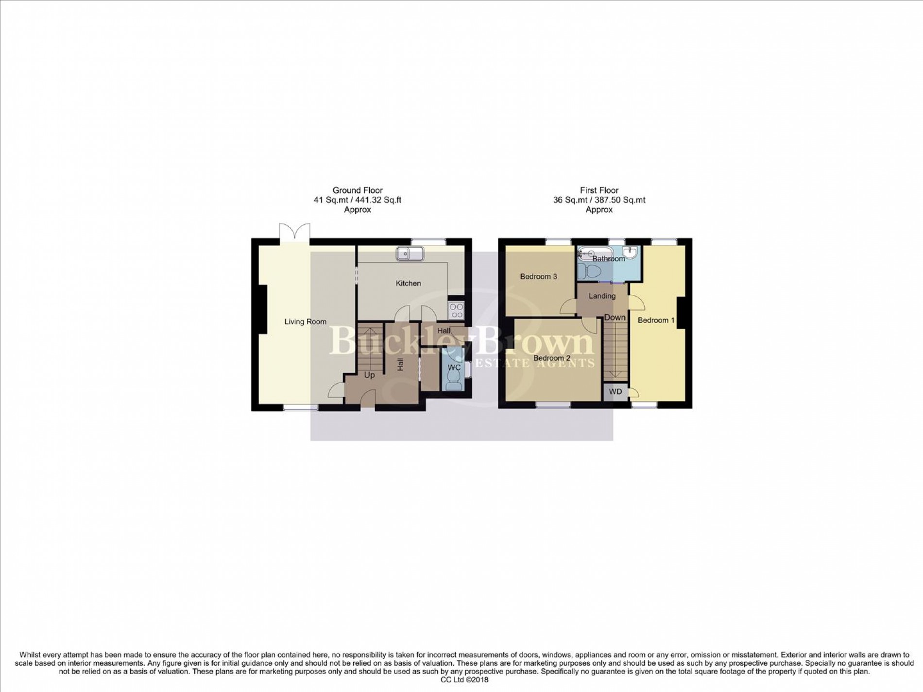 Floorplan for Little John Drive, Rainworth, Mansfield