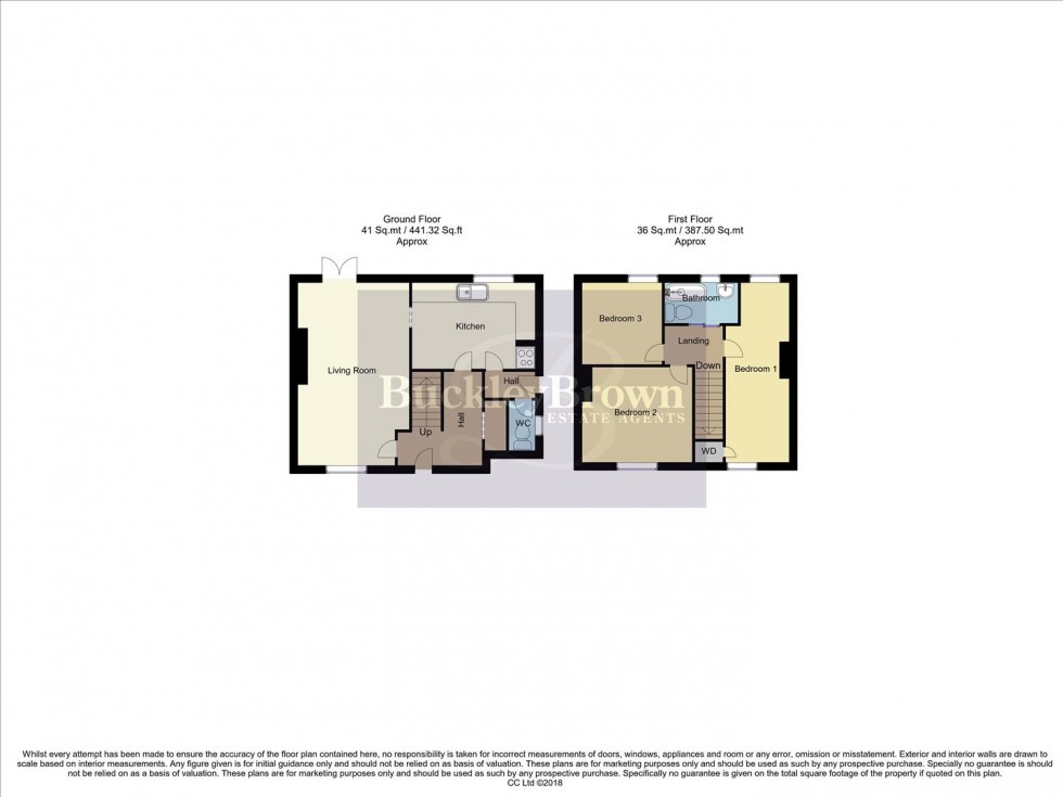 Floorplan for Little John Drive, Rainworth, Mansfield