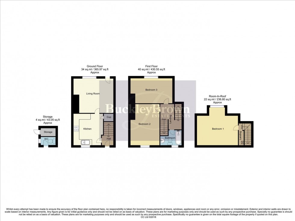 Floorplan for Butler Crescent, Mansfield