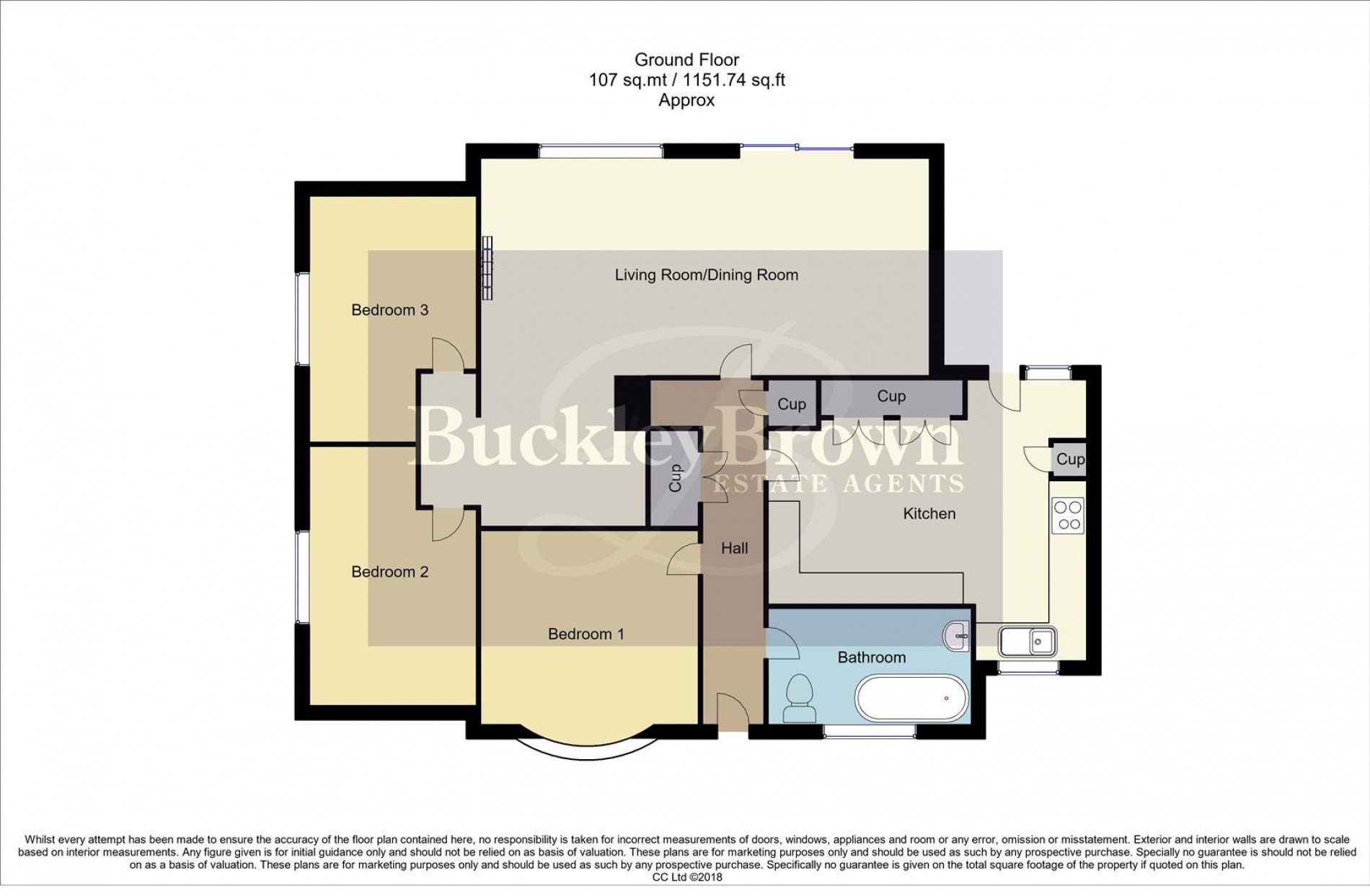 Floorplan for Derwent Avenue, Mansfield