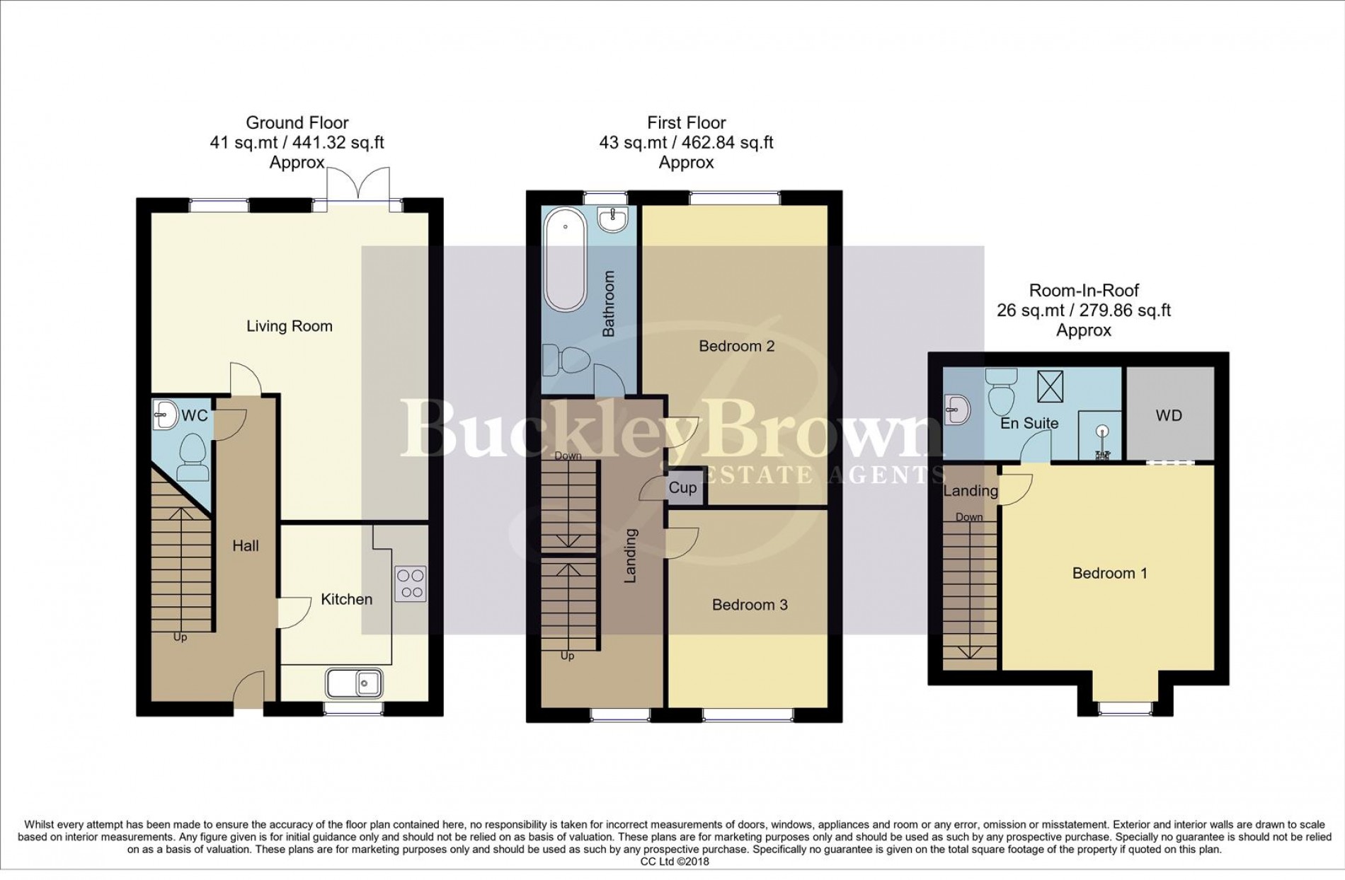 Floorplan for Millrise Road, Mansfield