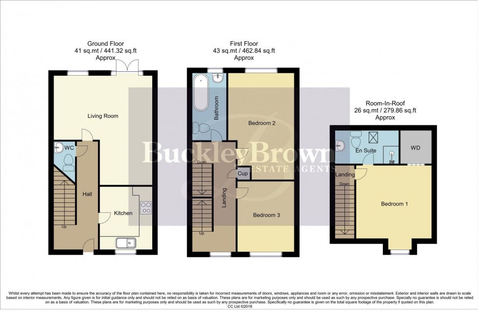 Floorplan for Millrise Road, Mansfield