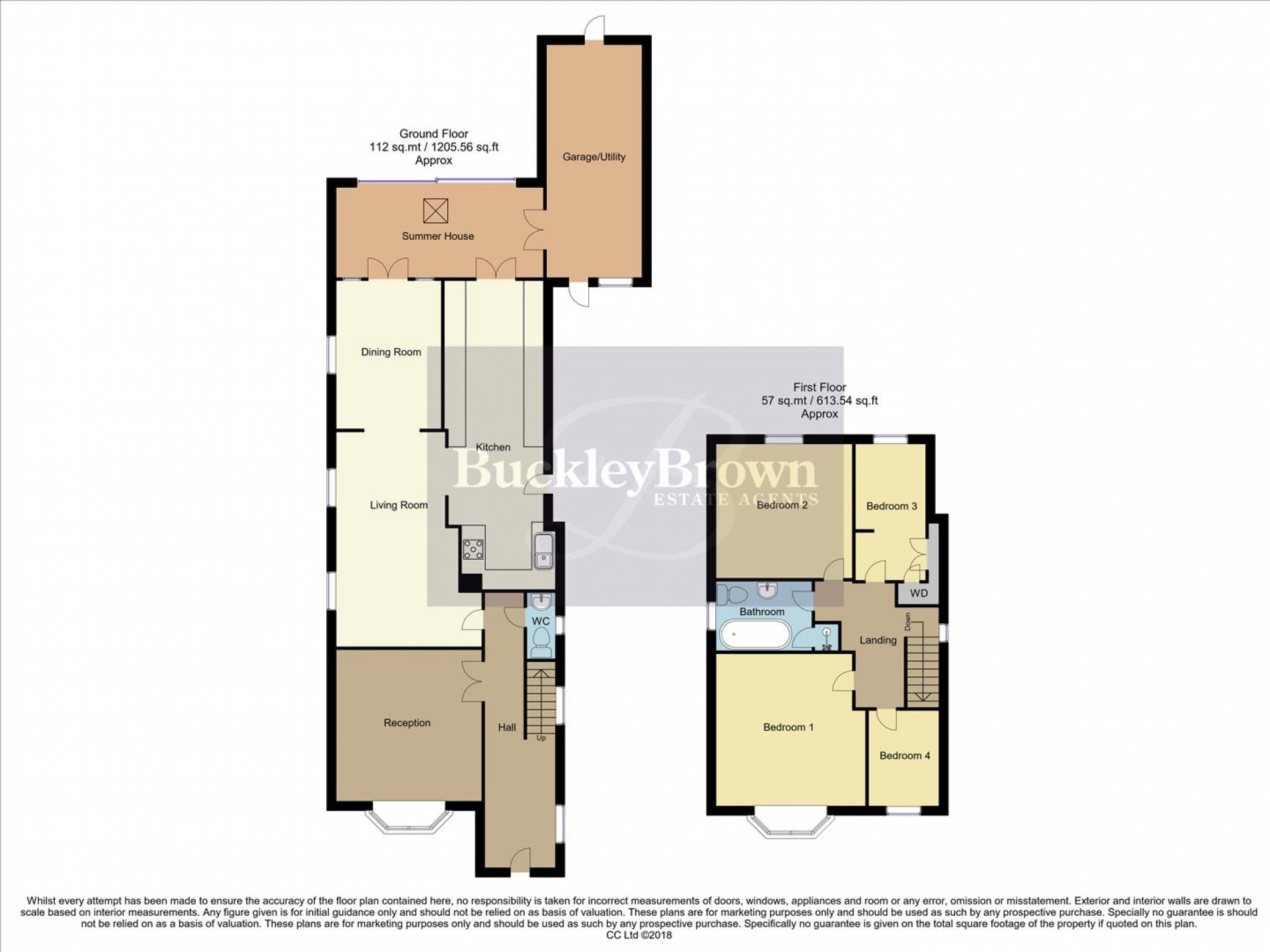 Floorplan for The Hill, Glapwell, Chesterfield