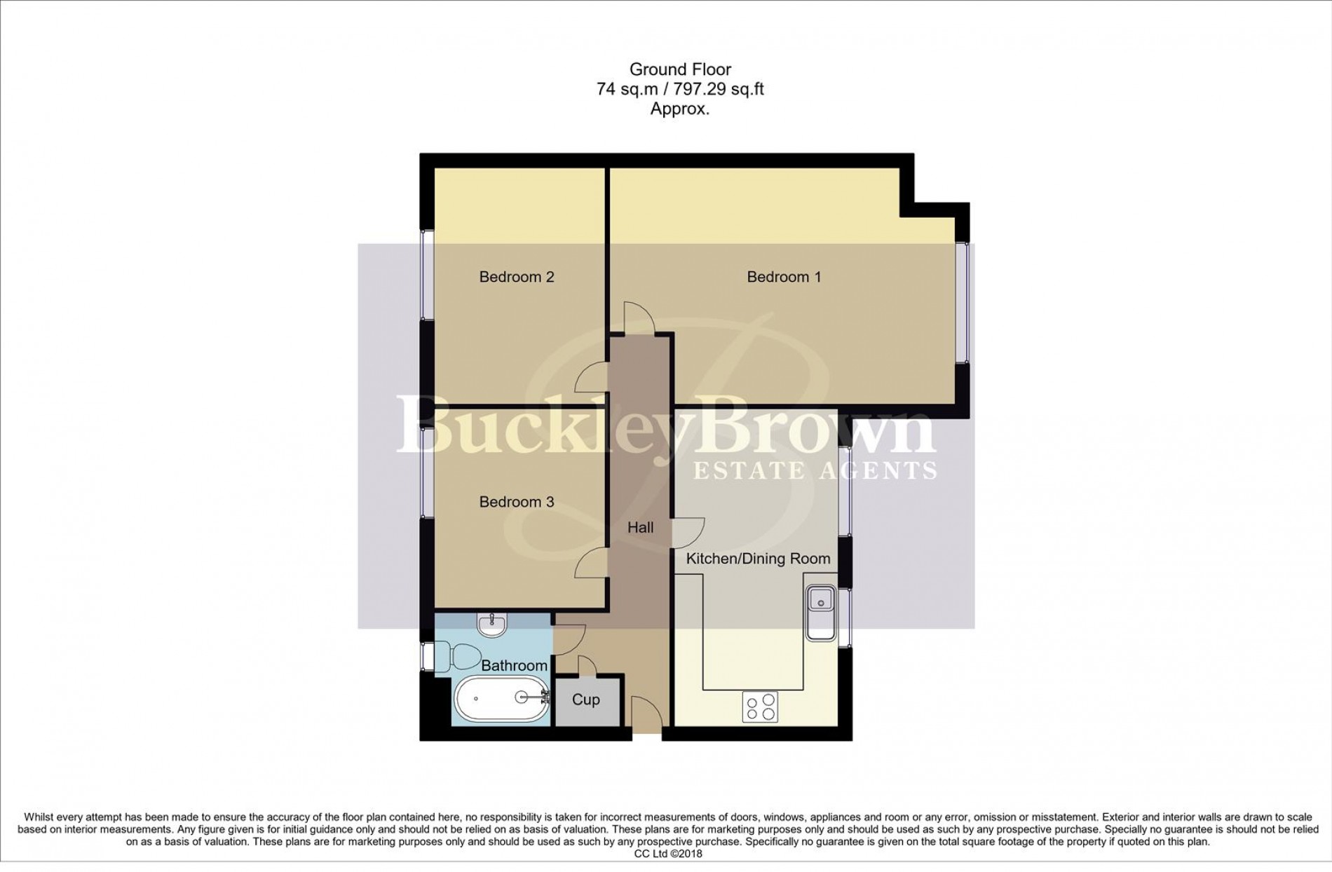 Floorplan for Kings Walk, Mansfield