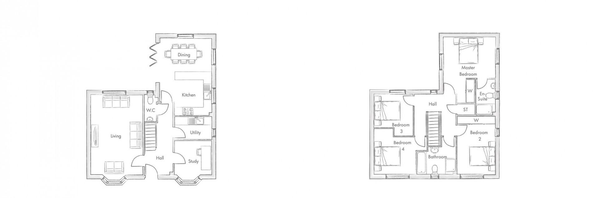 Floorplan for Plot 11, Clipstone Road East, Forest Town