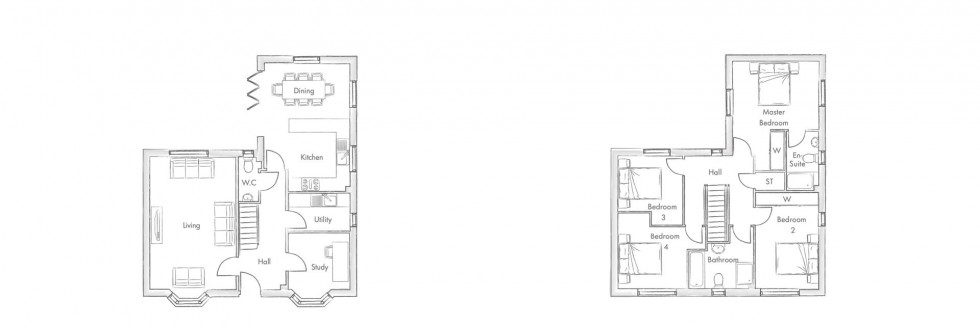 Floorplan for Plot 11, Clipstone Road East, Forest Town