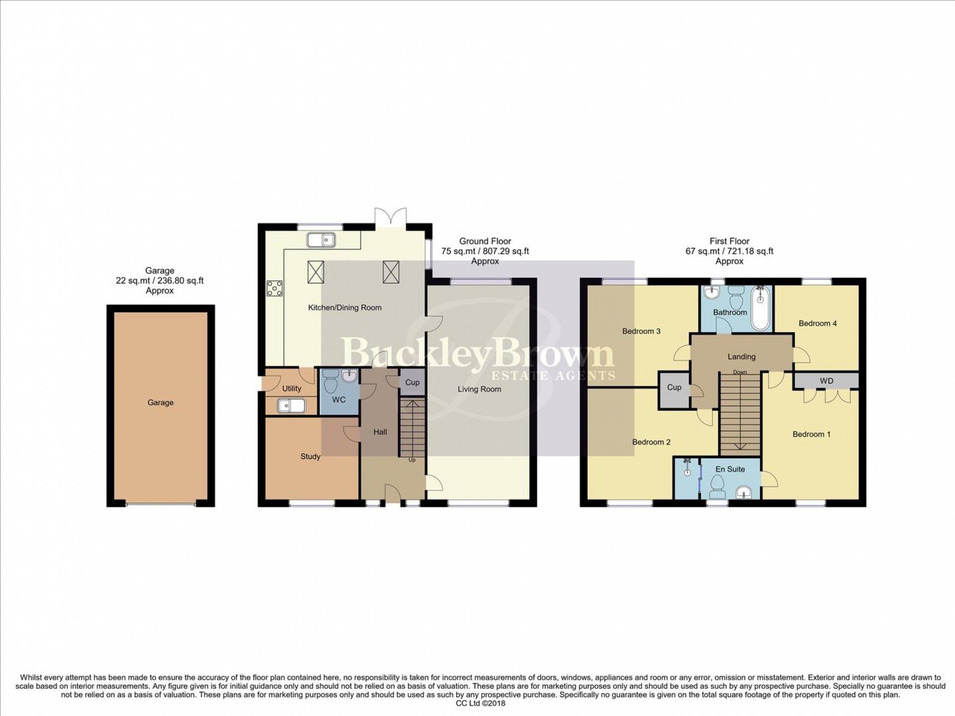 Floorplan for Fallow Way, Mansfield