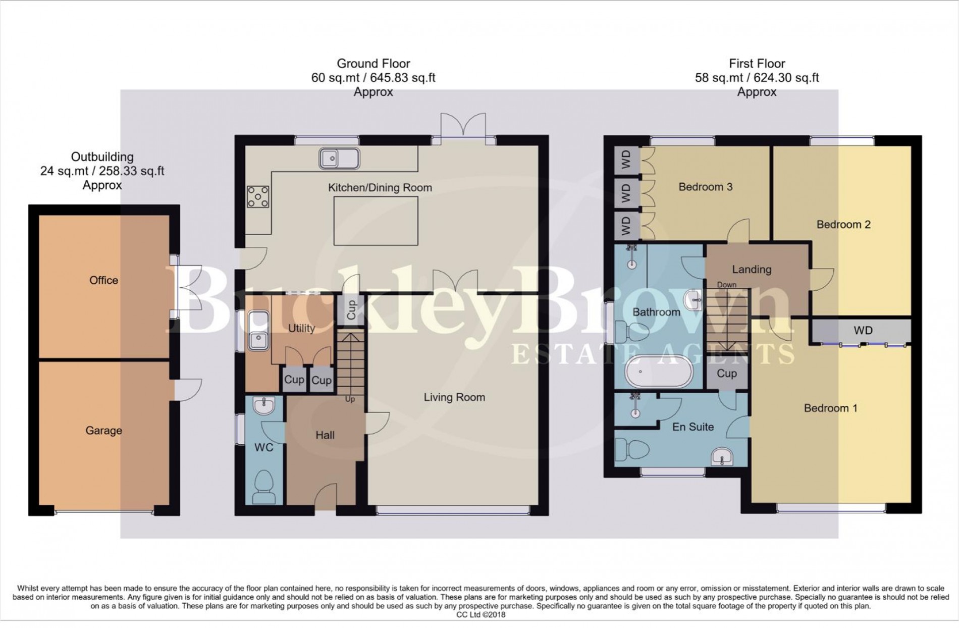 Floorplan for Chatsworth Close, Ravenshead, Nottingham