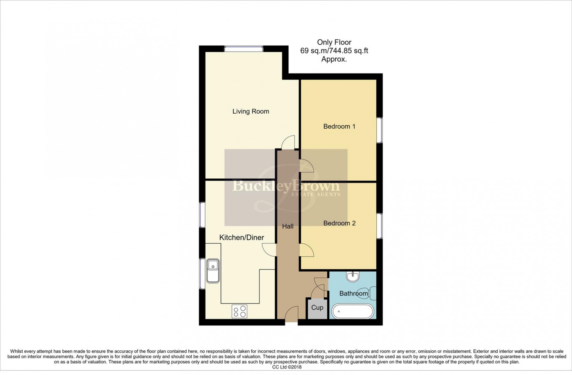 Floorplan for Kings Walk, Mansfield