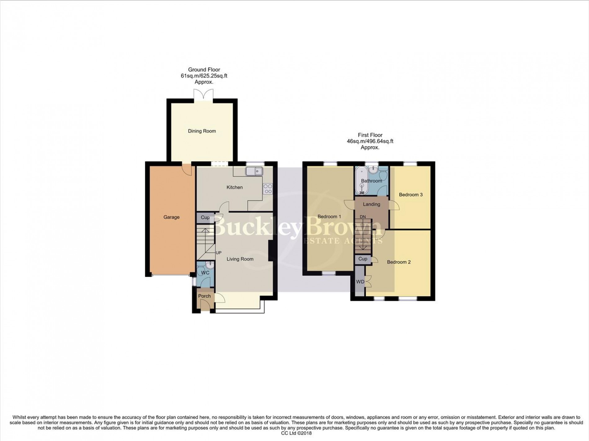 Floorplan for Wade Close, Mansfield