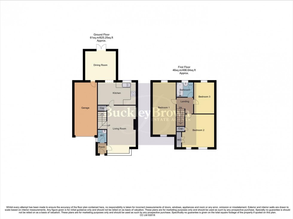 Floorplan for Wade Close, Mansfield