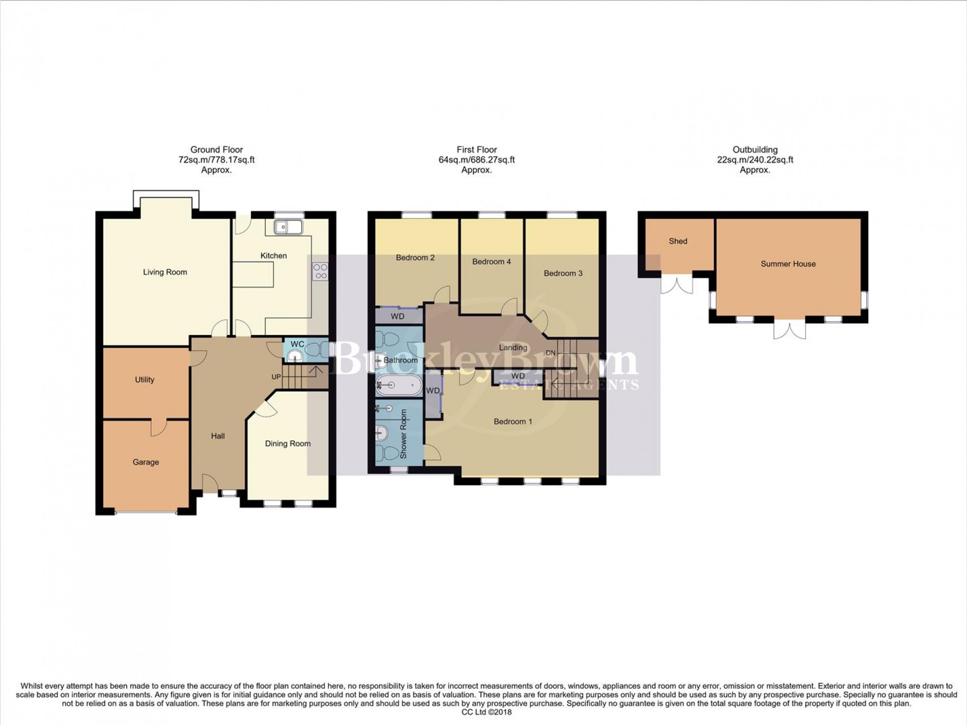 Floorplan for Hardwick View Close, New Houghton, Mansfield
