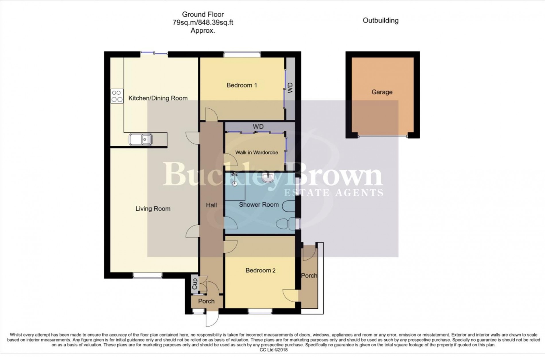 Floorplan for Winchester Close, Mansfield